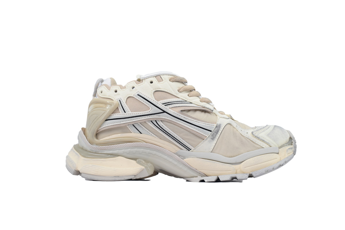 Balenciaga Runner Sneaker White Brown 772767 W3RNY 1205