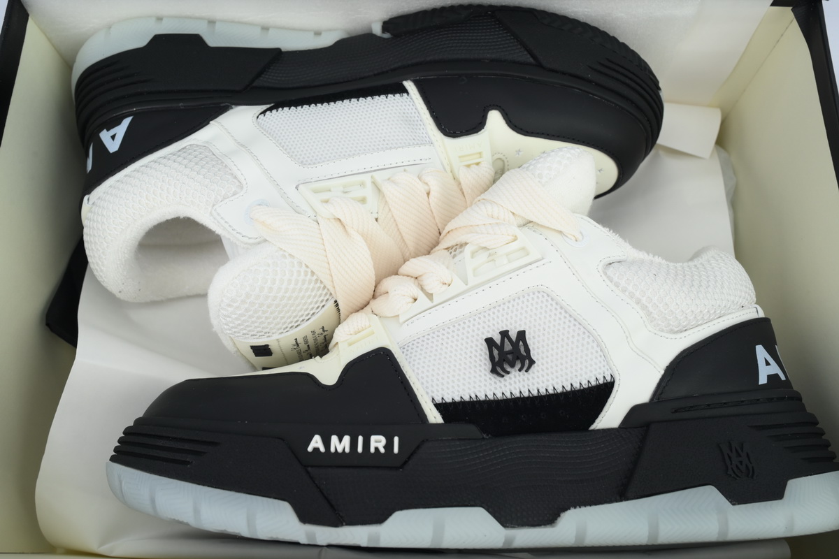 AMIRI MA -1 Sneaker White Black AMFOSR1084-001