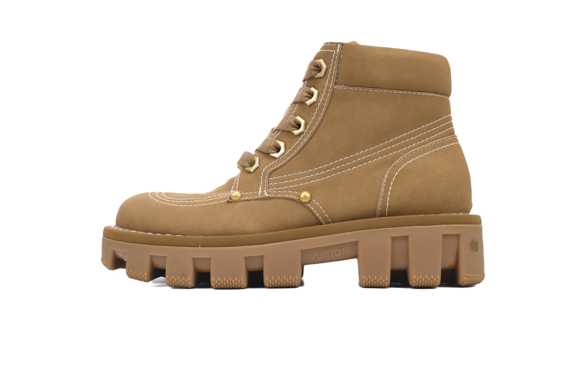 LOUIS VUITTON Martin boots Brown