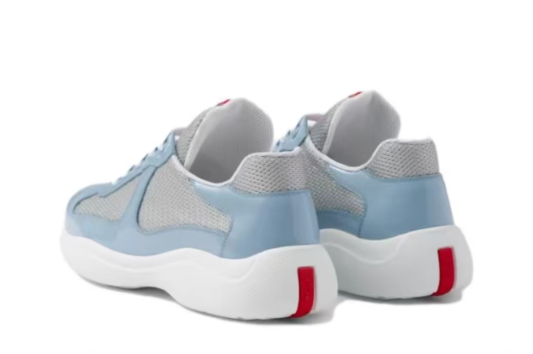 Prada America's Cup Soft rubber and bike fabric sneakers