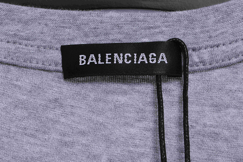 Balenciaga Coke Print Short Sleeve Grey