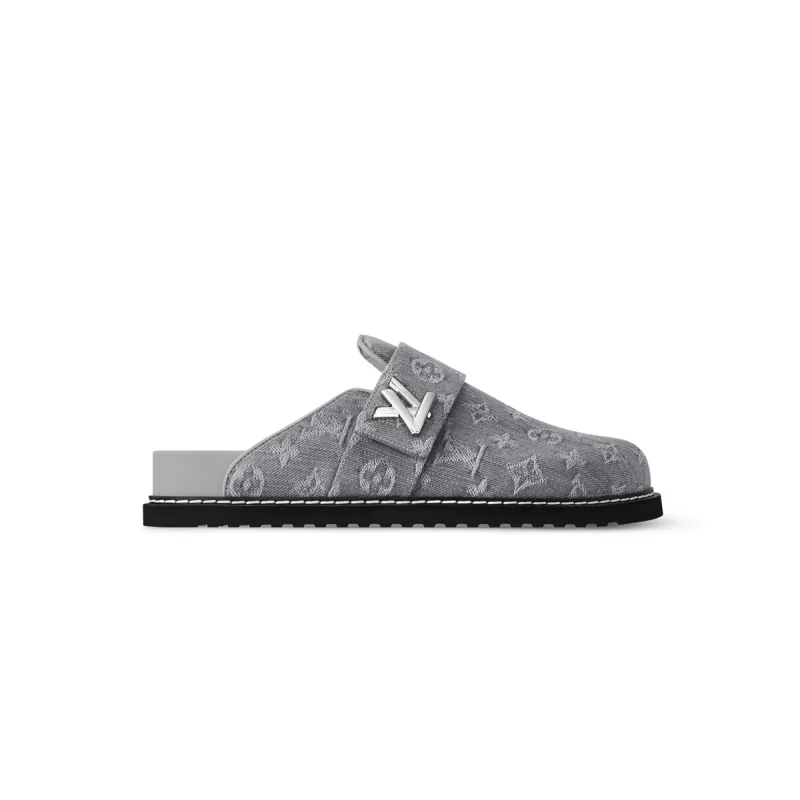 Louis Vuitton LV Cosy Comfort Mule Grey 1AGVP5