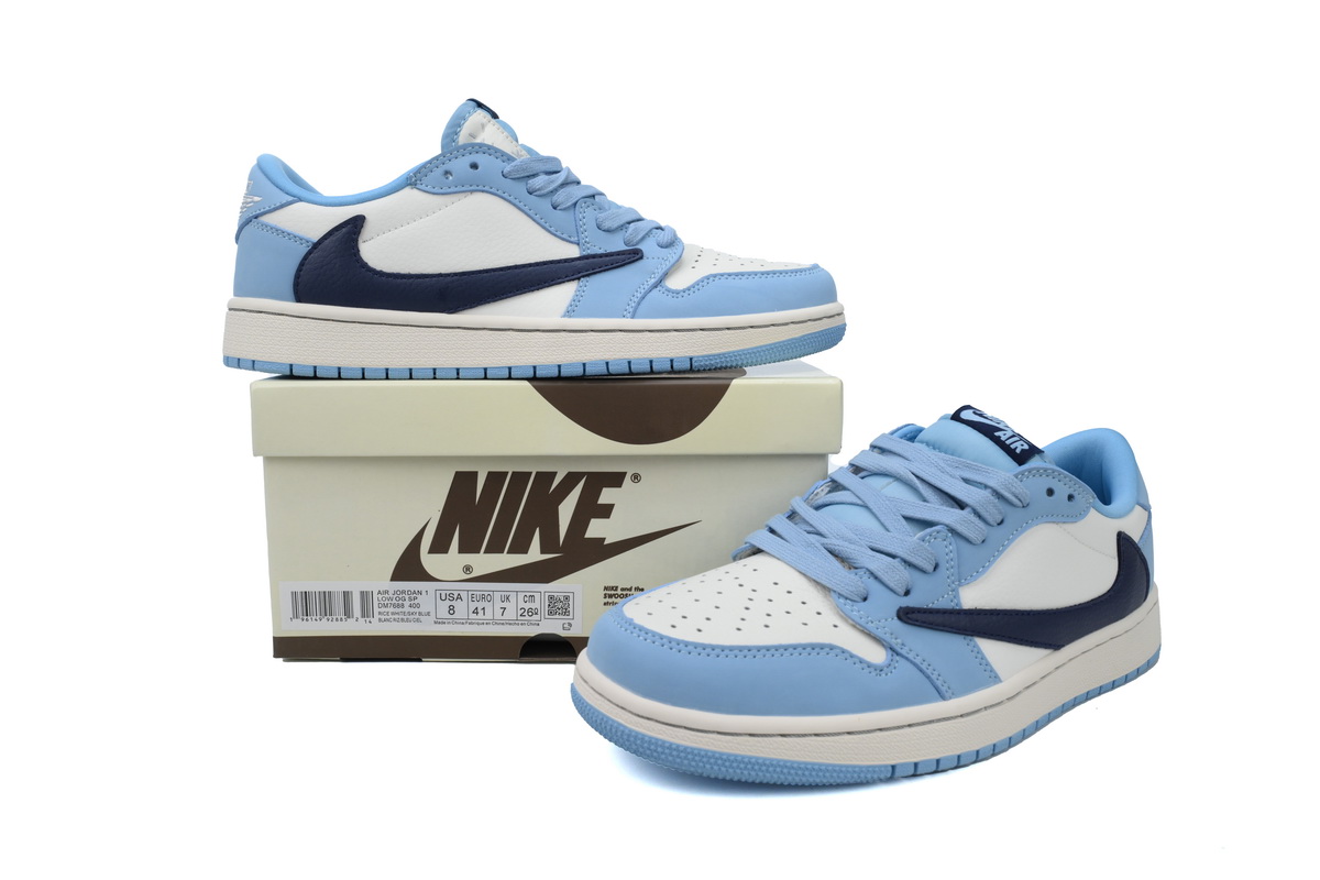 LJR Batch Travis Scott x Air Jordan 1 Low Blue DM7688-400
