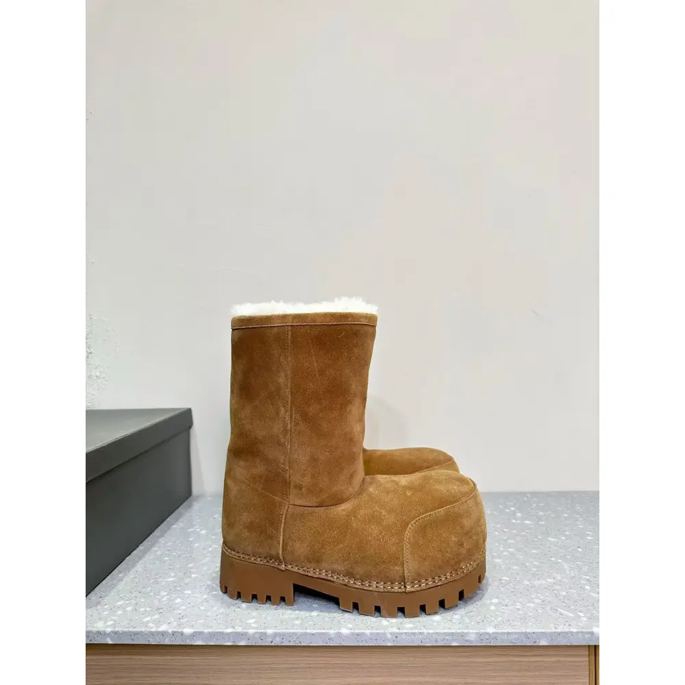 Balenciaga Brown Alaska Low Boot PB 241028