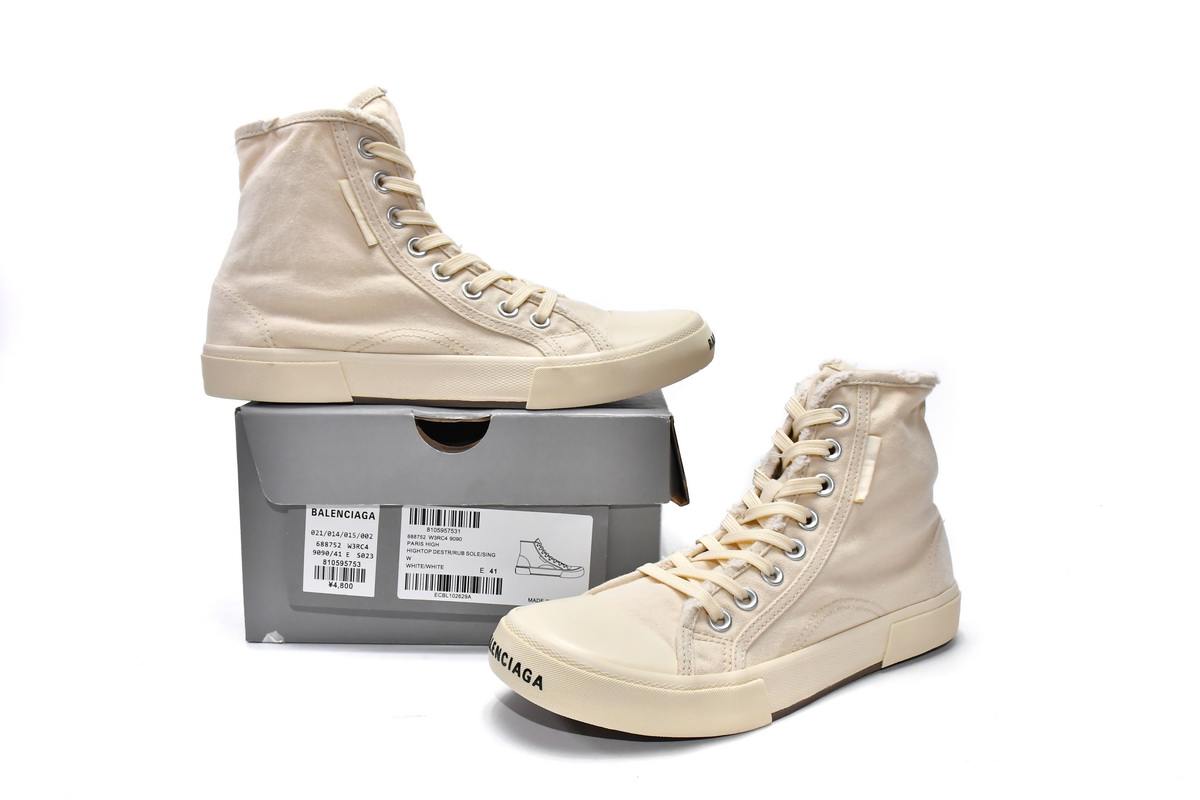 Balenciaga Paris High Top White 688752W3RC49090