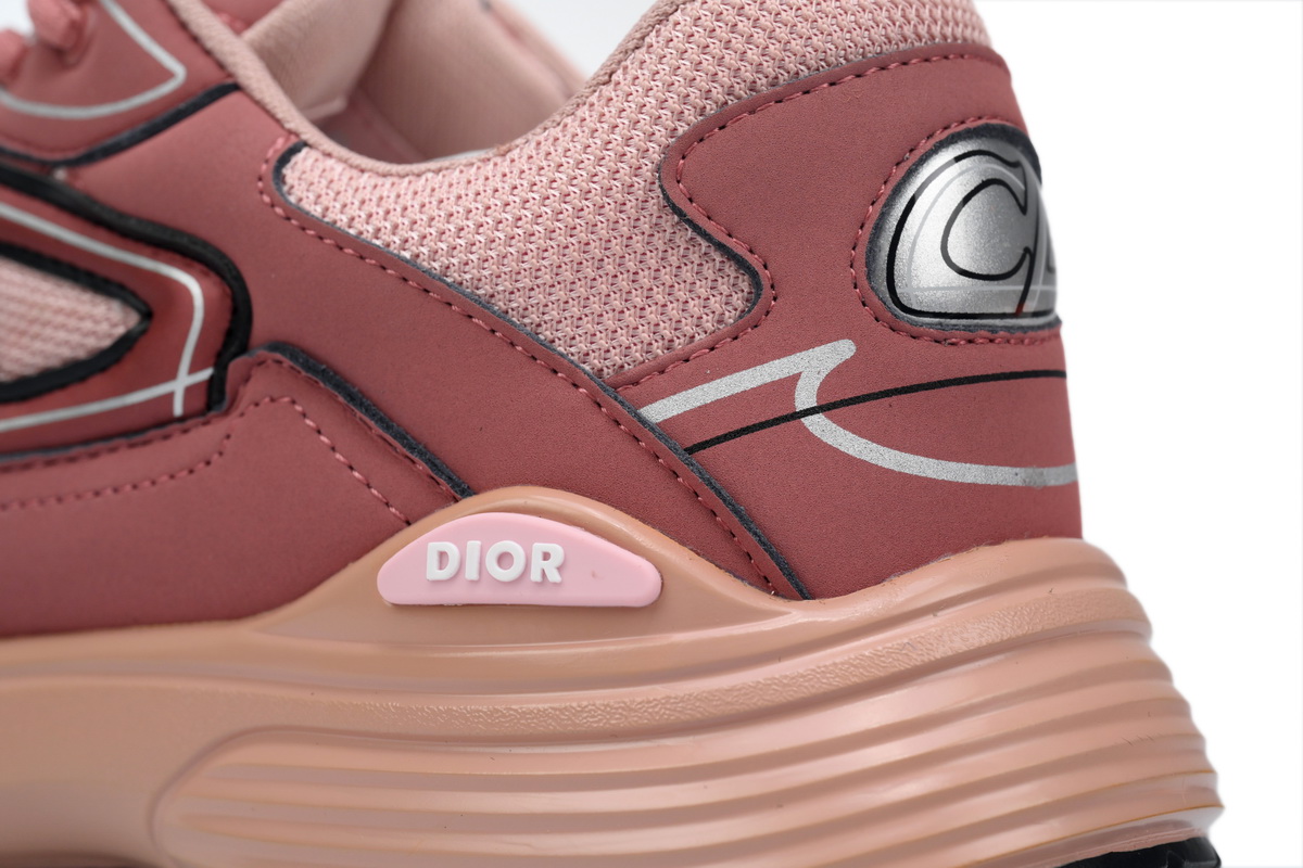 Dior Light Grey 'B30' Sneakers Pink 3SN27ZIR-16536