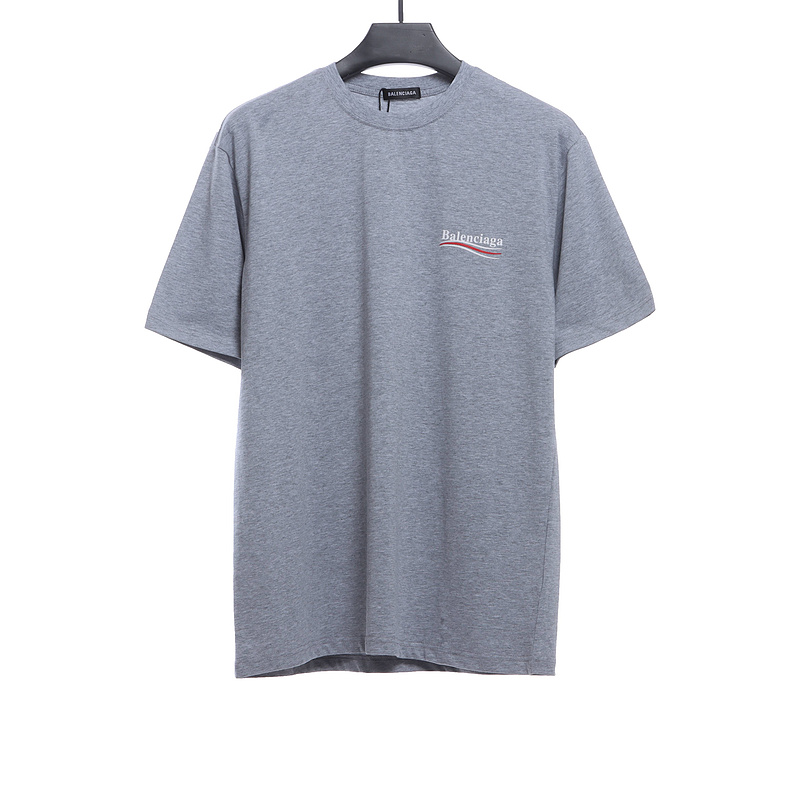 Balenciaga Coke Print Short Sleeve Grey