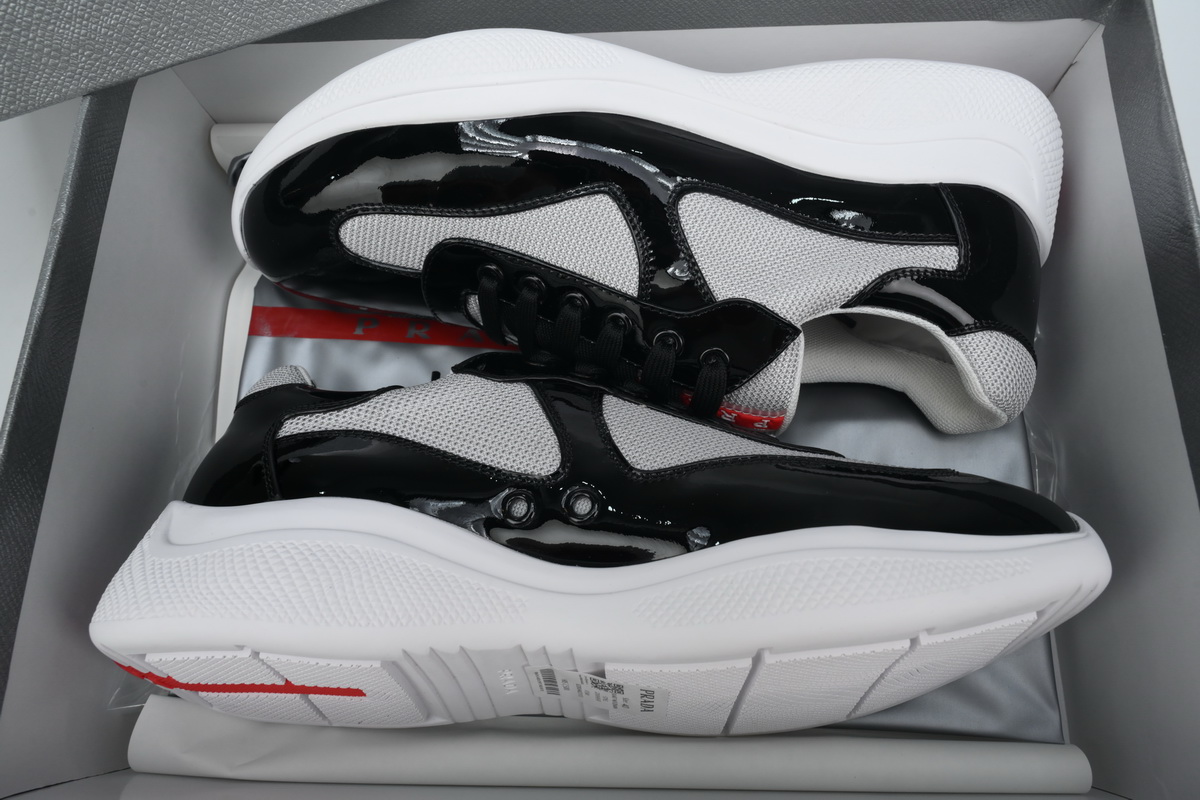 Prada Net shoes black and gray