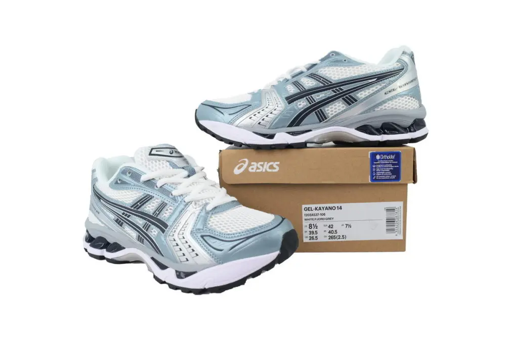 ASICS Gel-Kayano 14 White Fjord Grey 1203A537-106