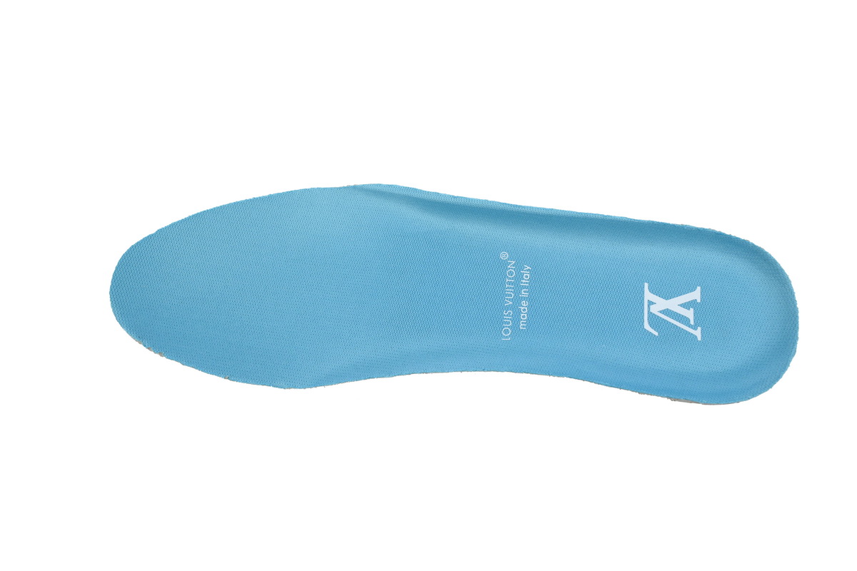 Louis Vuitton Blue LV Trainer Crystals