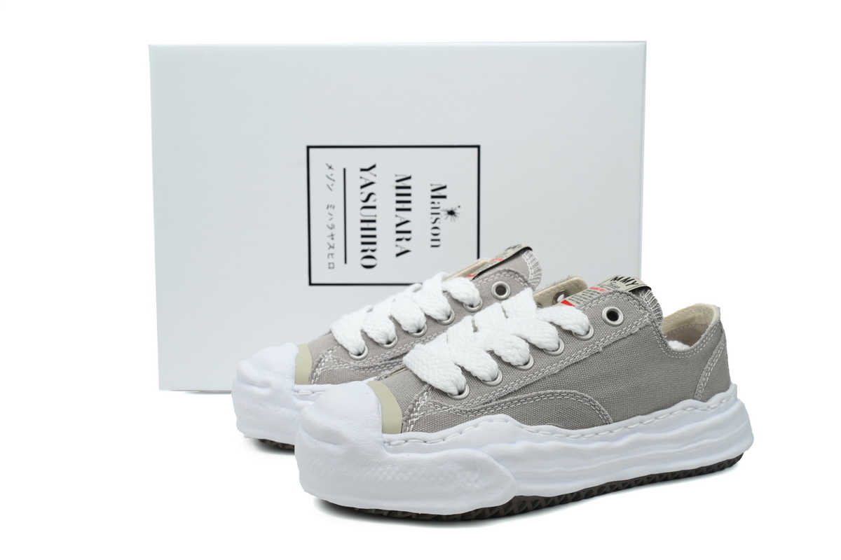 Maison MIHARA YASUHIRO Hank OG Sole Canvas Low Grey NO.788