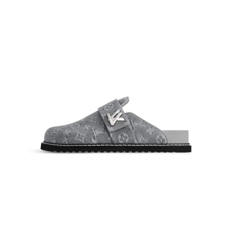 Louis Vuitton LV Cosy Comfort Mule Grey 1AGVP5