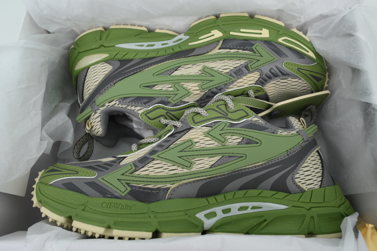 OFF-WHITE Out Of Military Green Grey