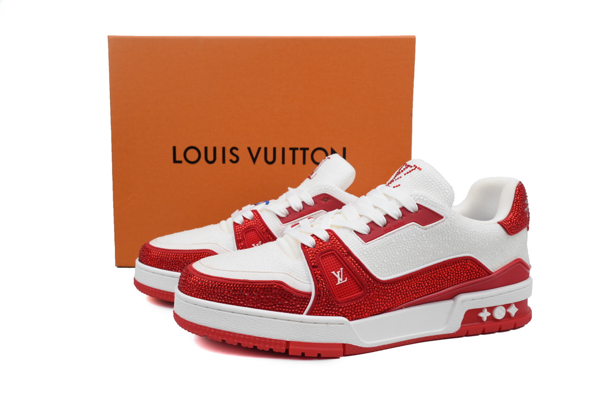 Louis Vuitton LV Trainer Red