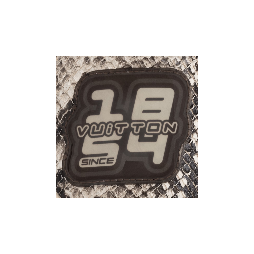 LOUIS VUITTON Skate Sneaker Brown Snakeskin