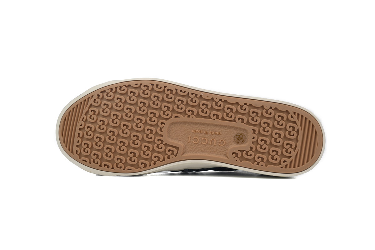 Gucci canvas shoes shell Blue