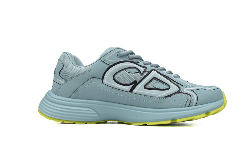 Dior Light Grey 'B30' Sneakers New Blue 3SN27ZIR-16536