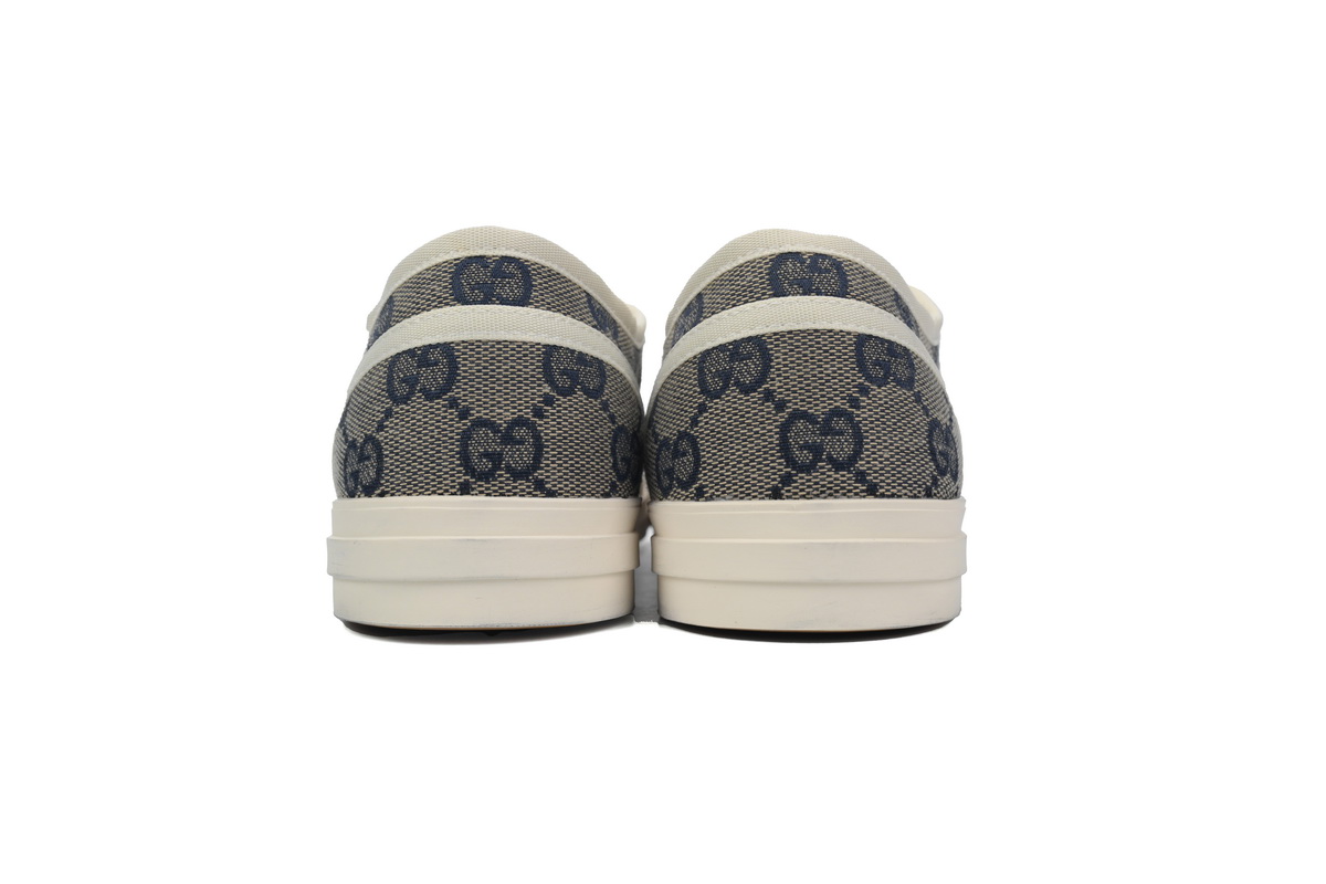 Gucci canvas shoes shell gray