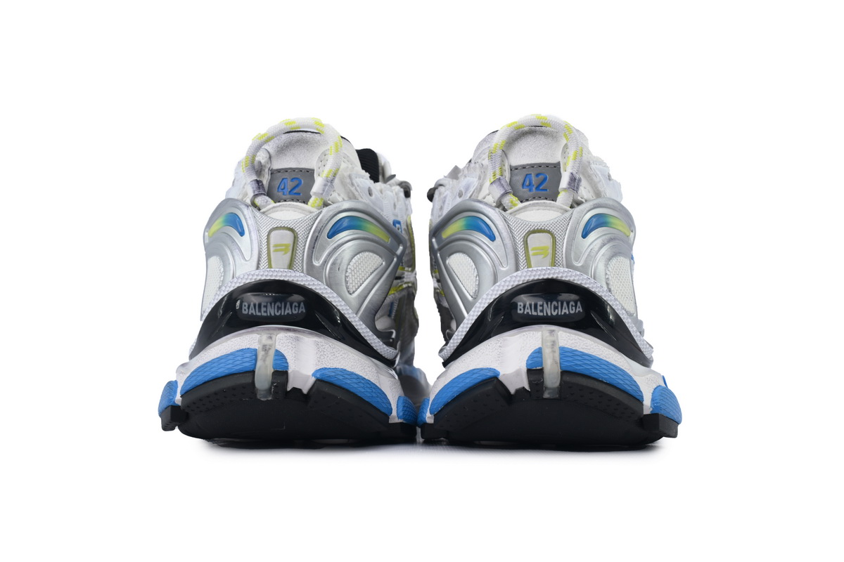 Balenciaga Runner Sneaker 'White Yellow Blue' 772774 W3RMU 9074