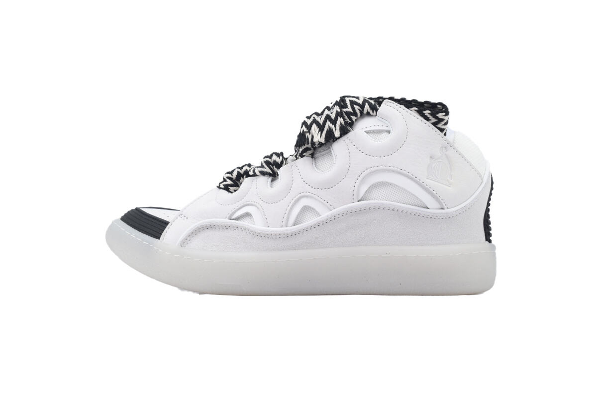 Lanvin Curb Sneakers White Black