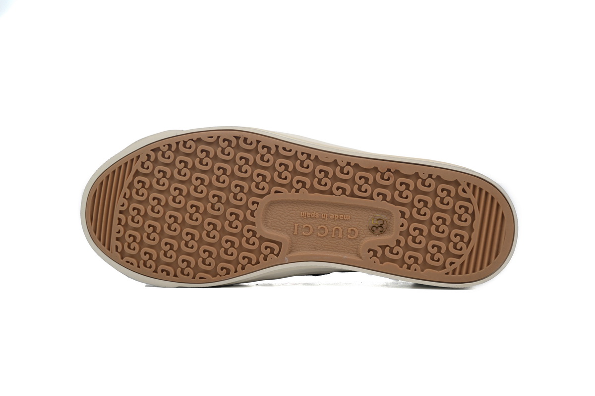 Gucci canvas shoes shell Black