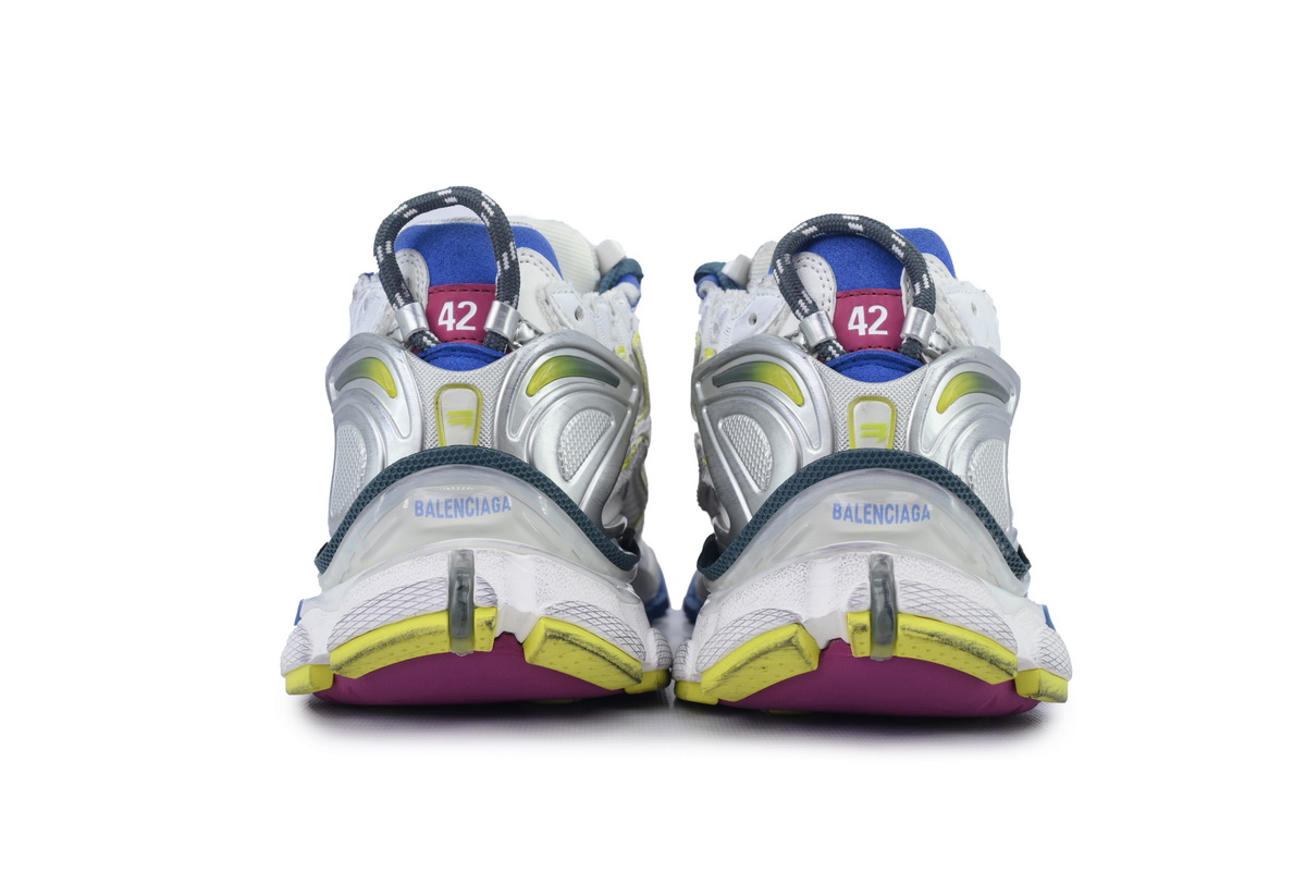 Balenciaga Runner Sneaker 'White Purple Blue' 772767 W3RMU 9547