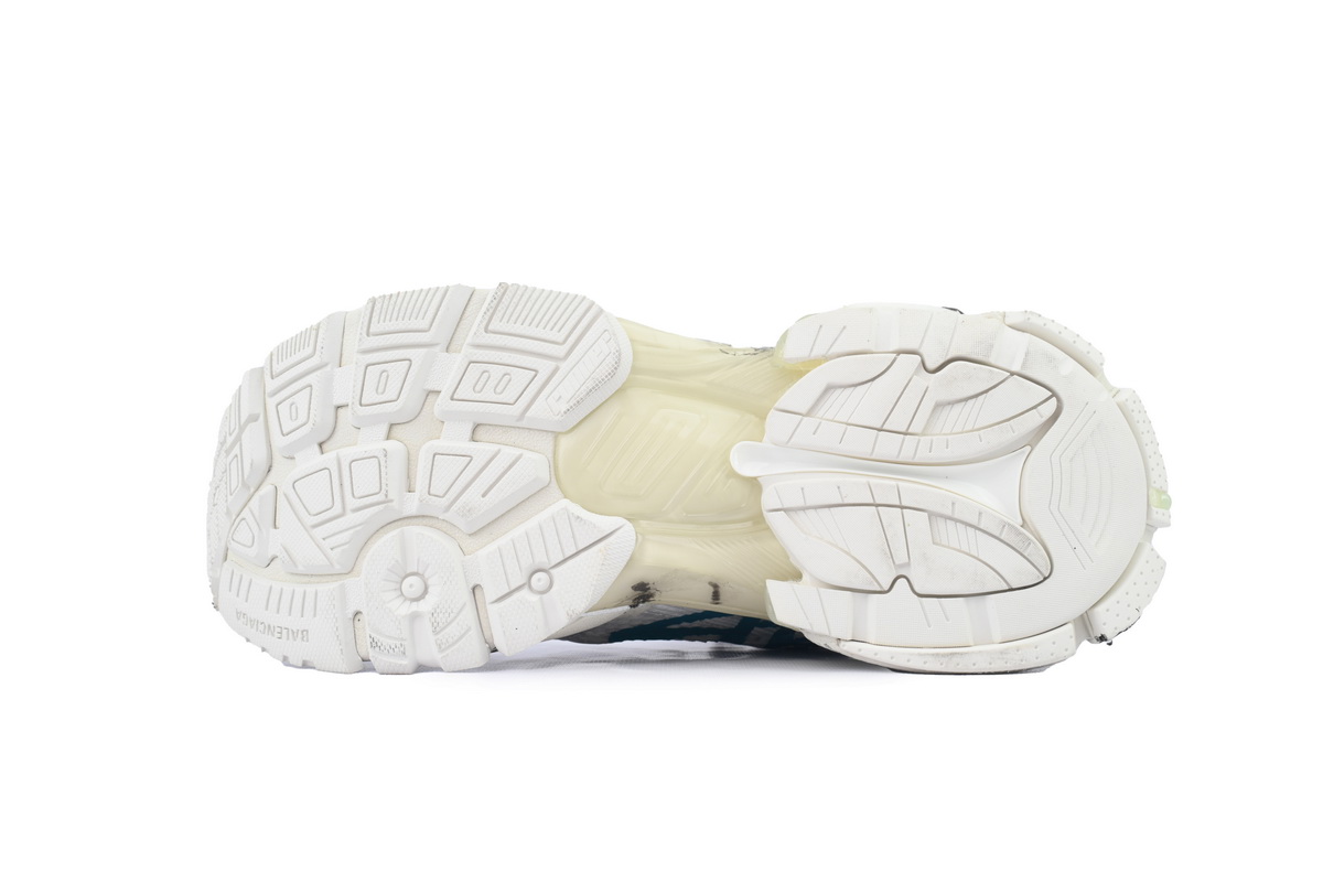 Balenciaga Runner Sneaker 'Graffiti - White Blue' 772774 W3RBQ 9040