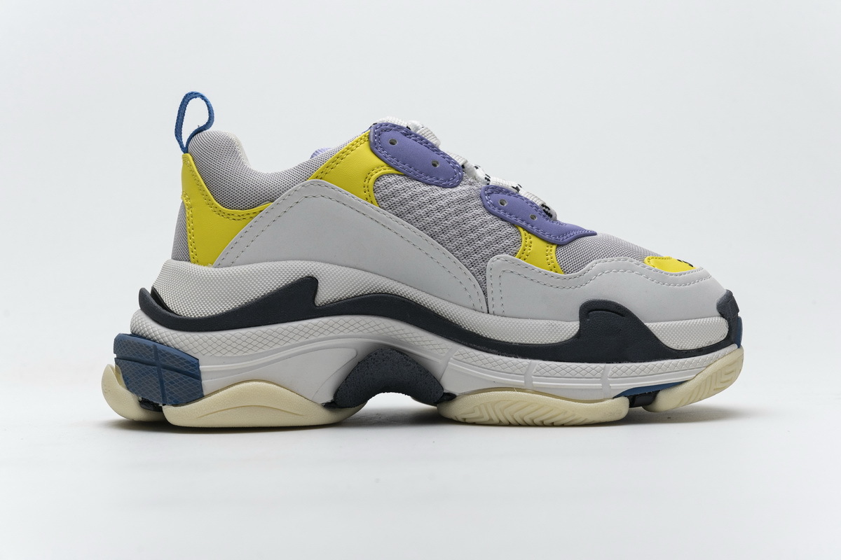 Balenciaga Triple S Black Grey Blue 541624 W06E2 7282