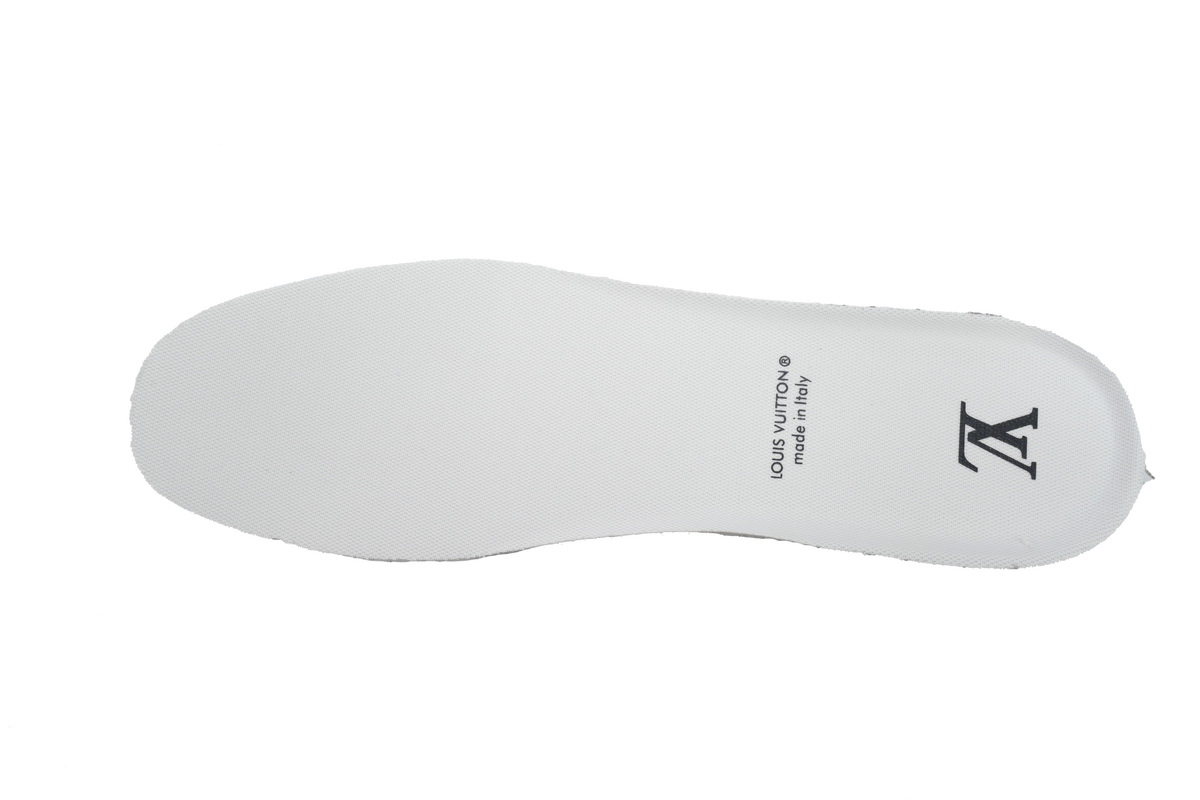 LOUIS VUITTON Trainer White Khaki