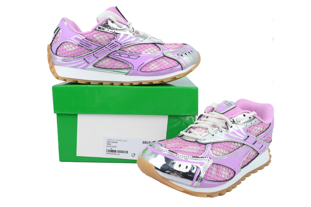 Bottega Veneta Orbit Sneaker pink