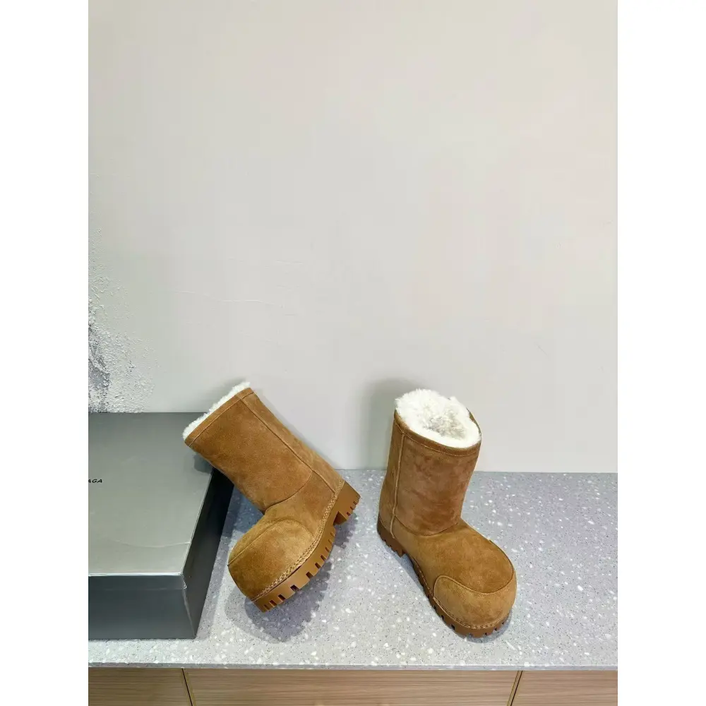 Balenciaga Brown Alaska Low Boot PB 241028
