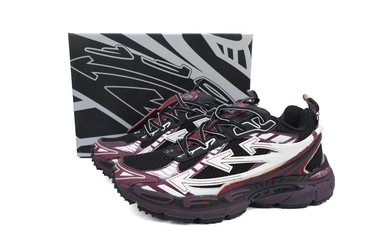 OFF-WHITE Black Purple Red OMIA295F24 FAB00 10012