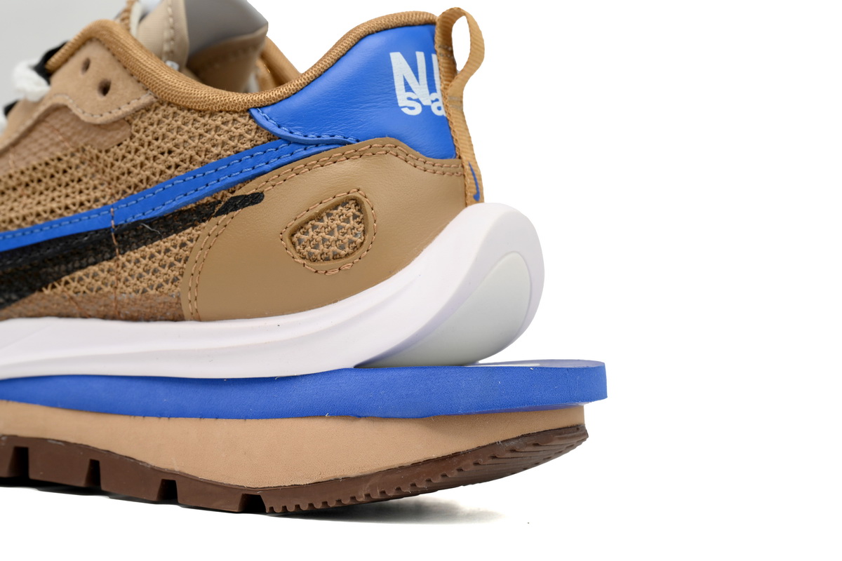 Sacai x Nike VaporWaffle Sesame Brown Blue Black CV1363-201
