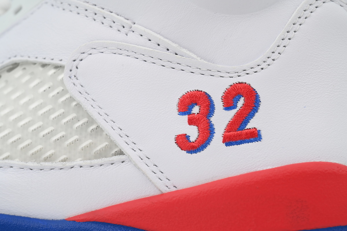 Air Jordan 5 Retro Bai Lan Hong HQ7978-102