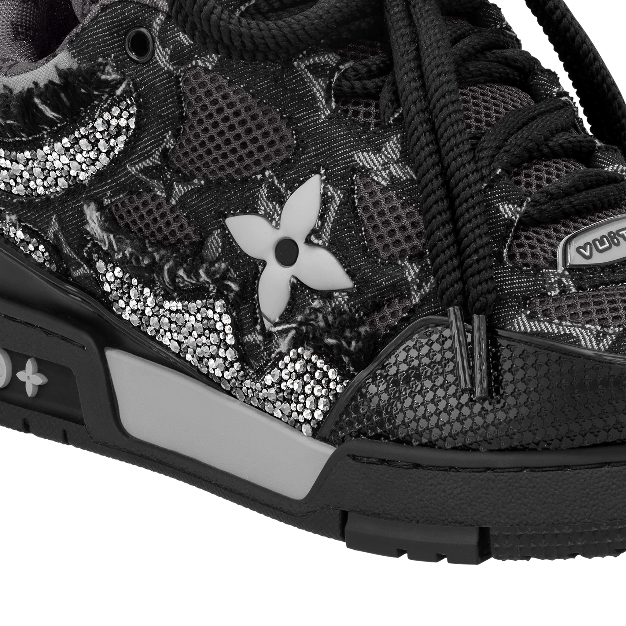 LOUIS VUITTON Swarovski™ crystals Skate Sneakers