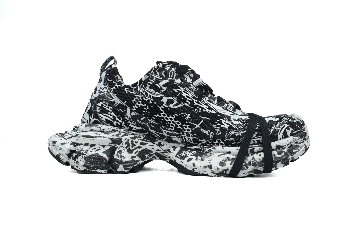 Balenciaga Luminous Black Graffiti 734731 W3XDC 0236