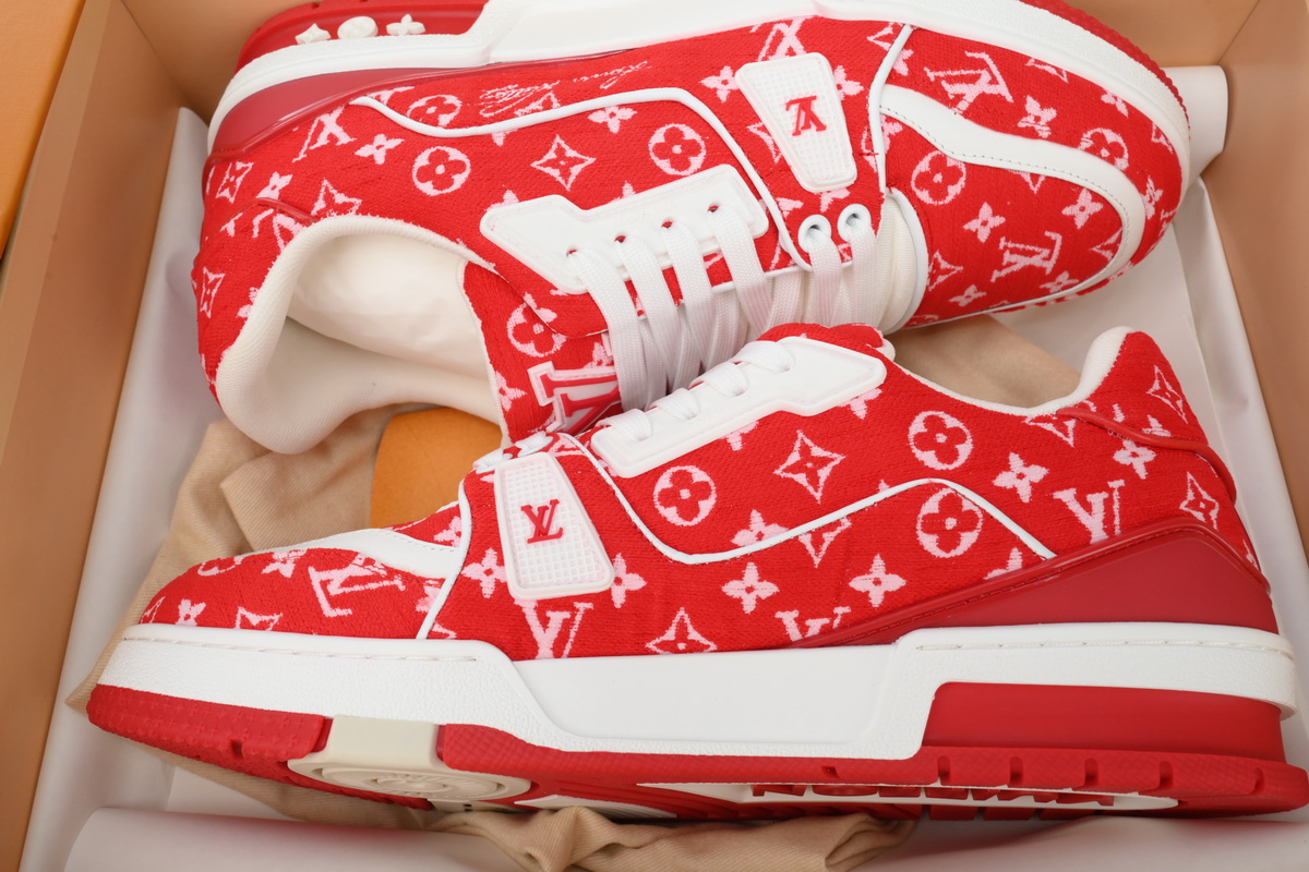 Louis Vuitton Louis Vuitton Trainer Red