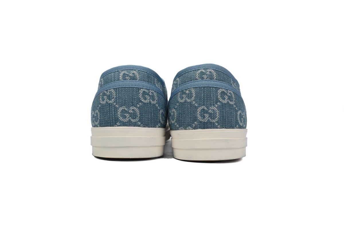Gucci canvas shoes shell Blue