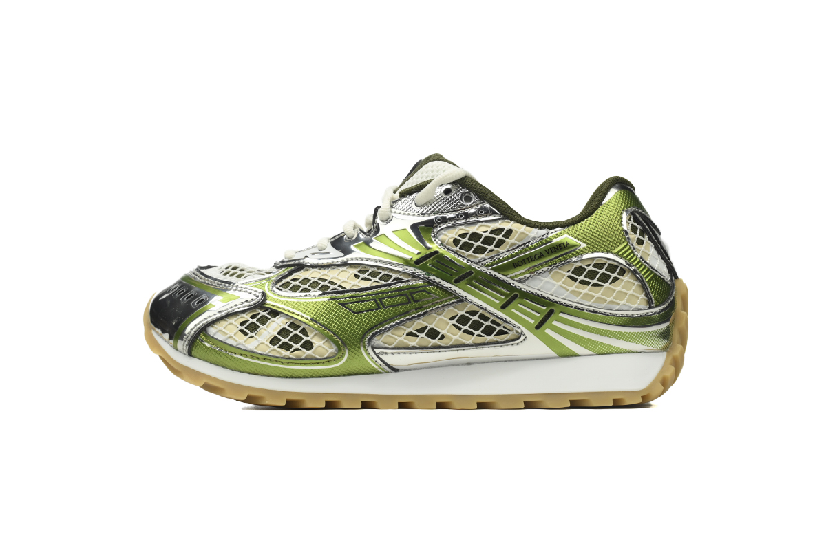 Bottega Veneta Orbit Sneaker Olive Green