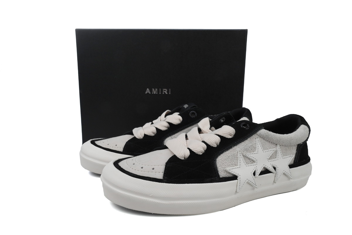 Amiri Sunset Skate Low Sneakers Black Grey