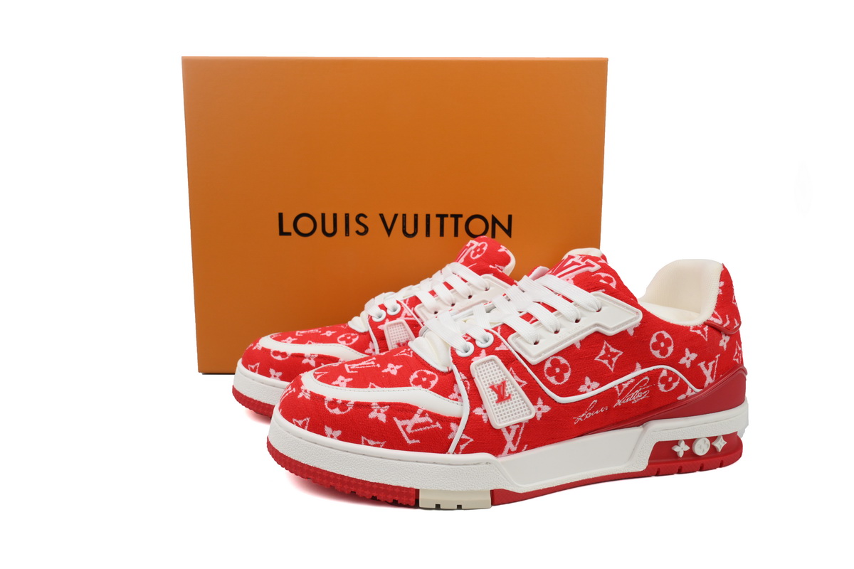 Louis Vuitton Louis Vuitton Trainer Red