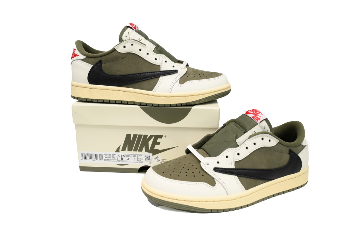 Air Jordan 1 Retro Low OG SP Travis Scott Medium Olive DM7866-200