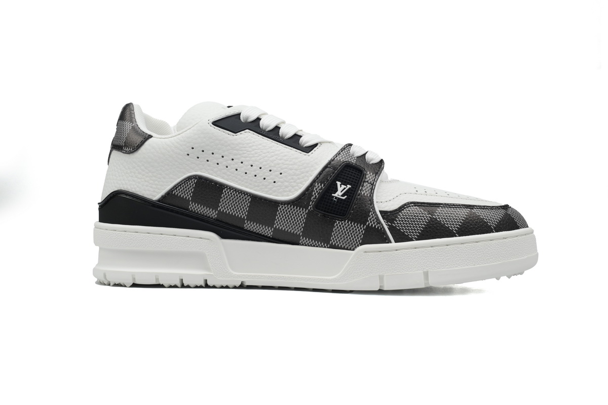 LOUIS VUITTON Trainer Golf Checkerboard Black