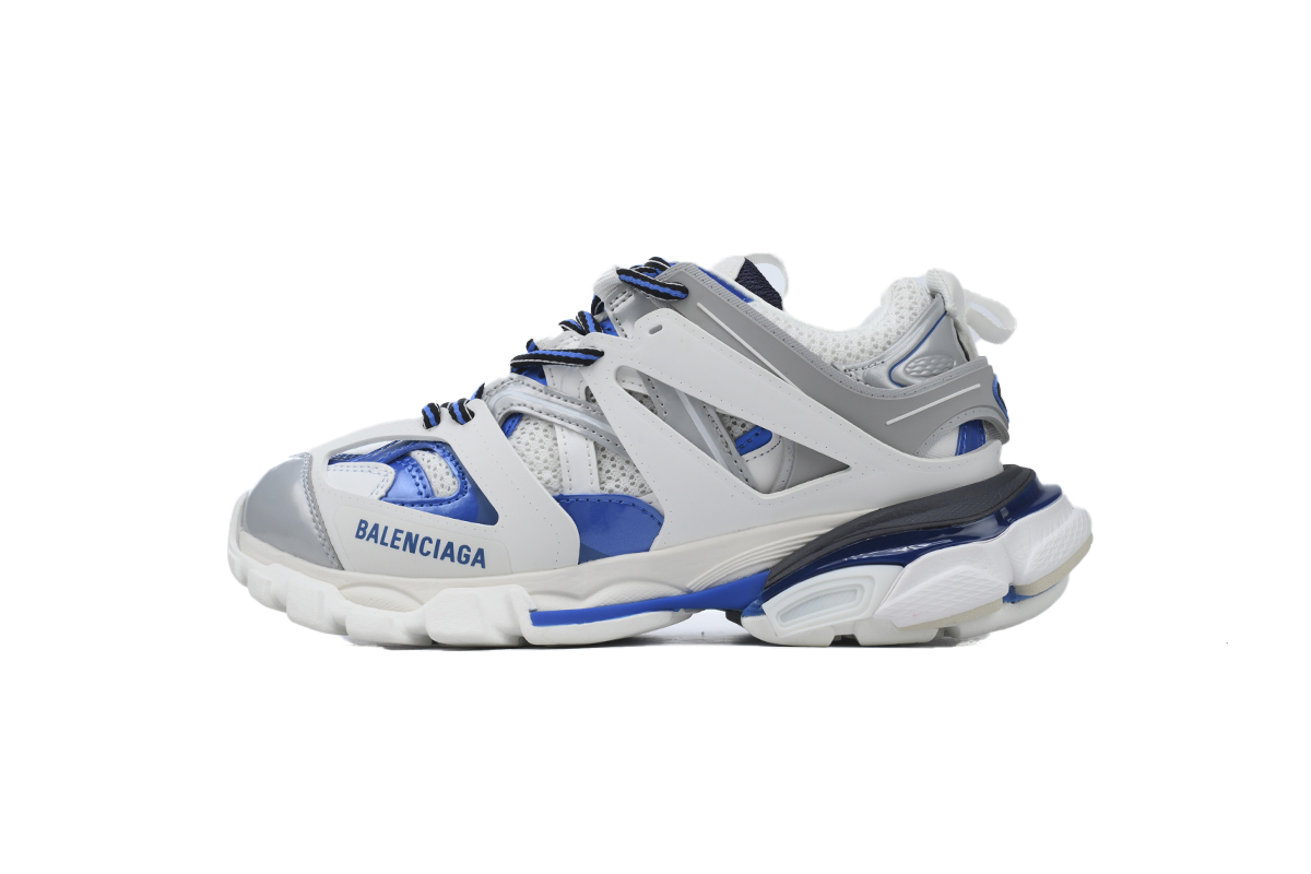 Balenciaga Track Sneaker White Grey Blue