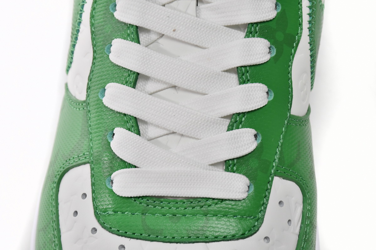 LOUIS VUITTON x Nike Air Force 1 White Green 7108-6