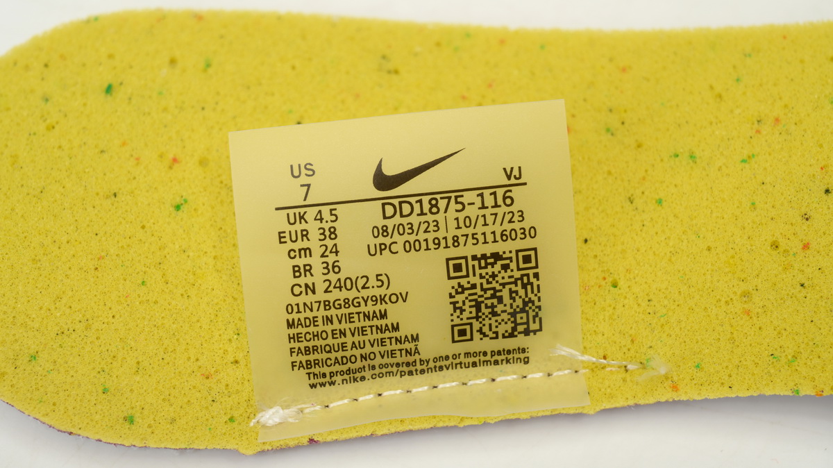 Sacai x VaporWaffle “Tour Yellow ” DD1875-116