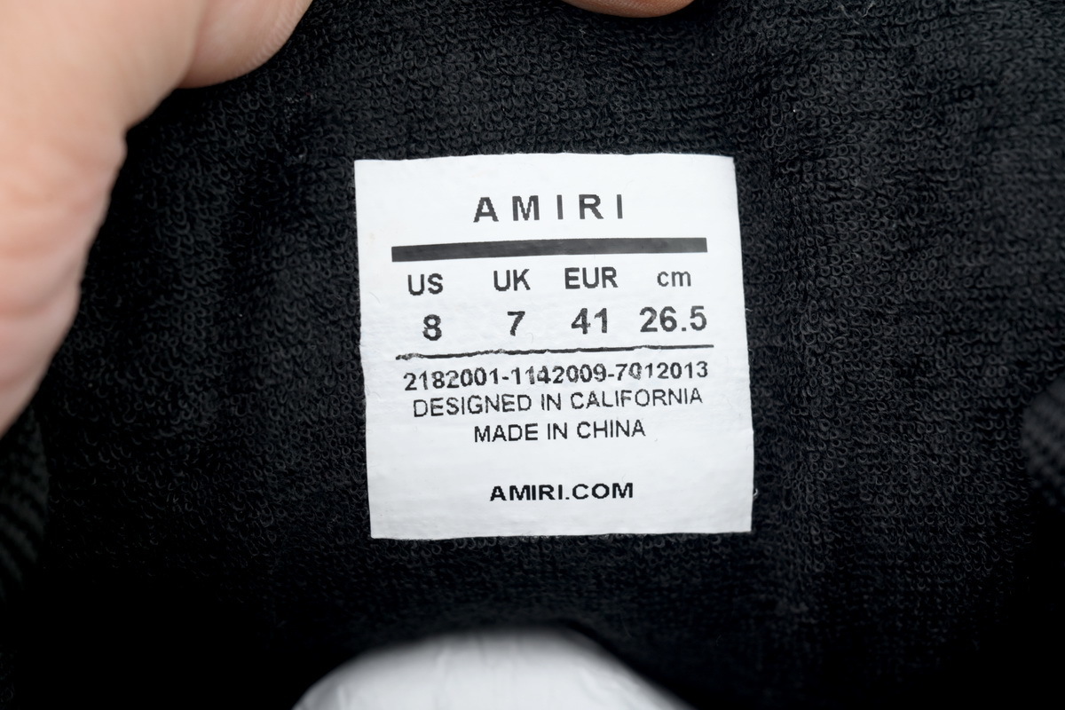 AMIRI Crystal Ma-1 Sneakers Black