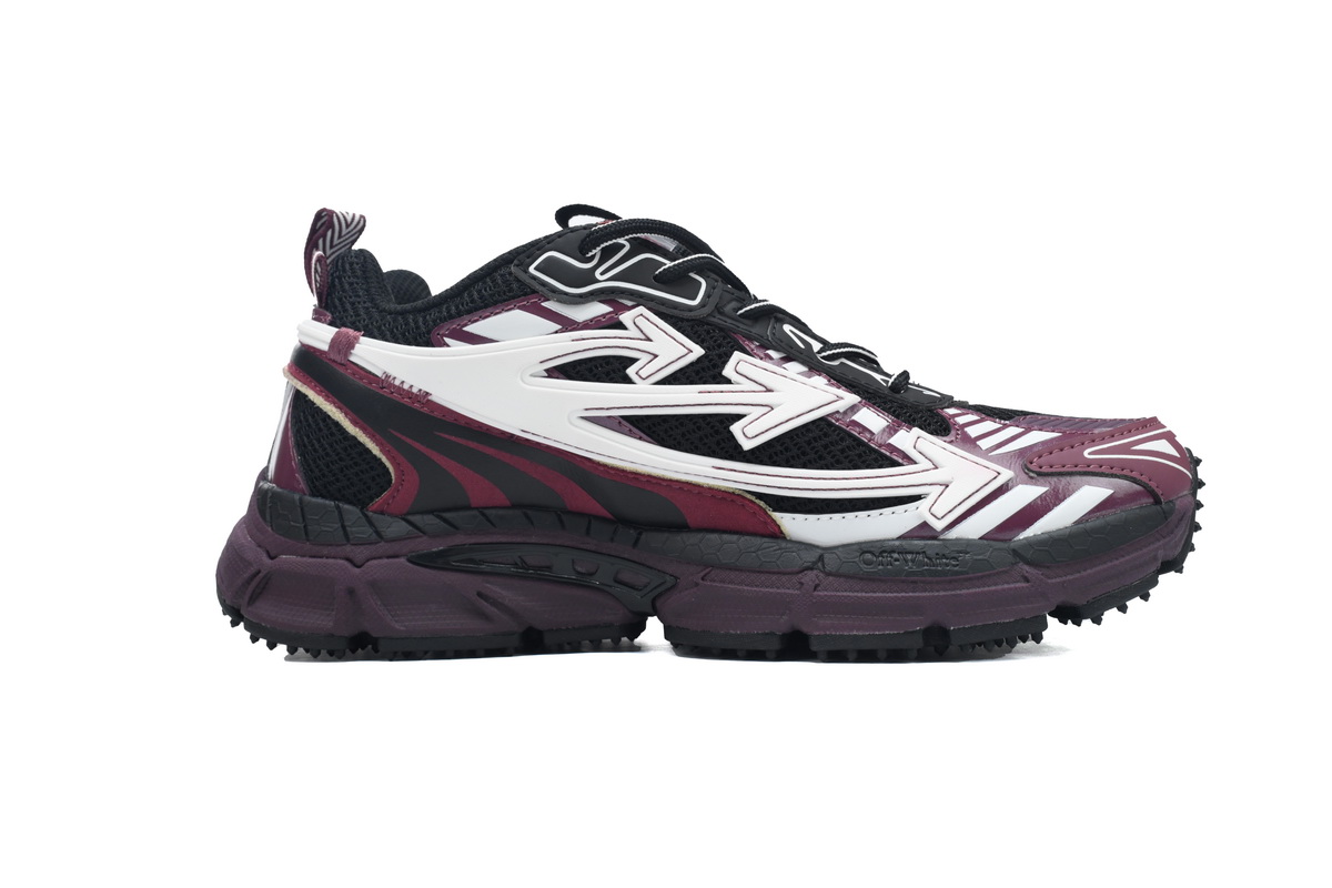 OFF-WHITE Black Purple Red OMIA295F24 FAB00 10012