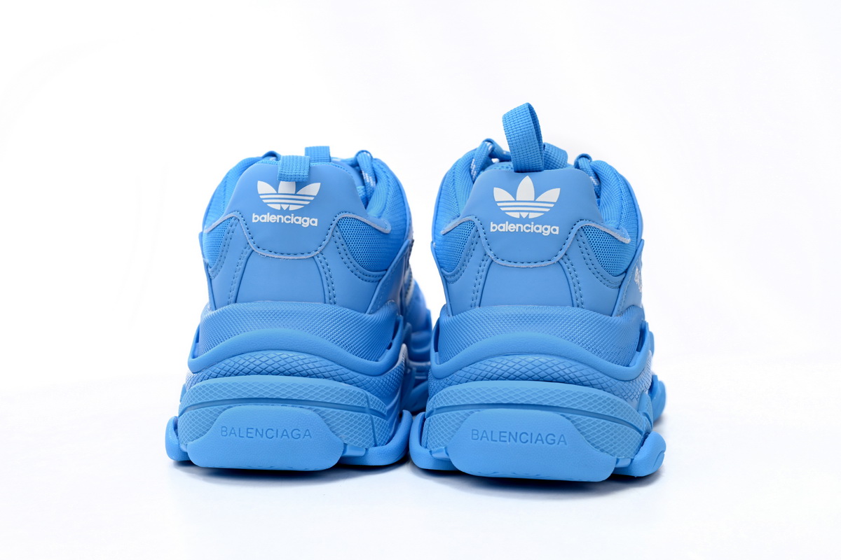 Adidas x Balenciaga Triple S Blue And White Bars