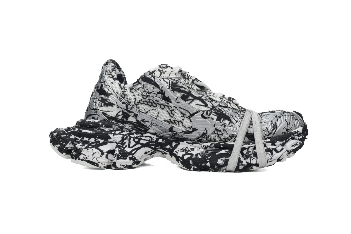 Balenciaga Luminous White Graffiti 734731 W3XDC 0135